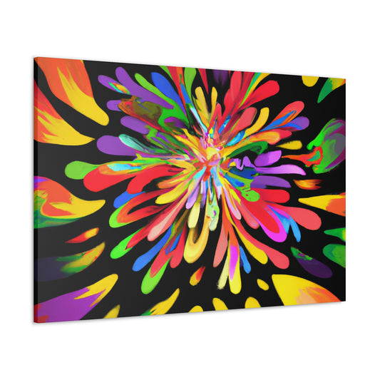 Radiant Blooms. - Canvas