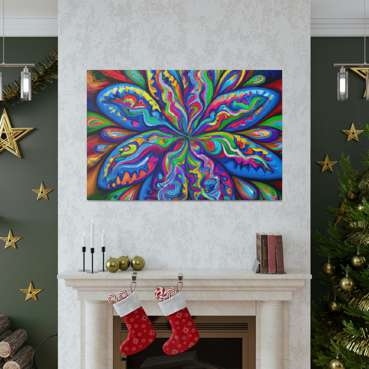 Psychedelic Bloom - Canvas