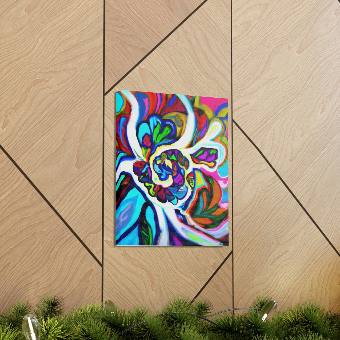 Psychedelic Bloom. - Canvas