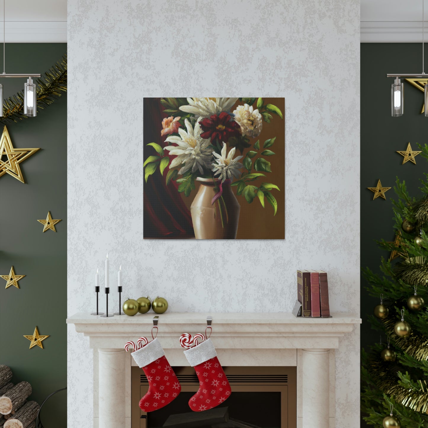 Vibrant Floral Awesomeness. - Canvas
