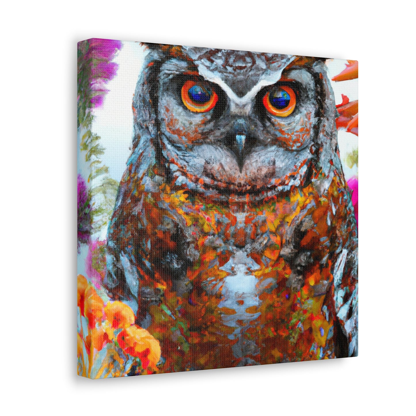 Owl's Splendor. - Canvas