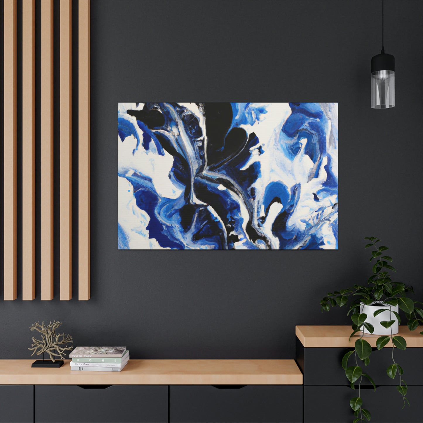 "Blue Bloom" - Canvas