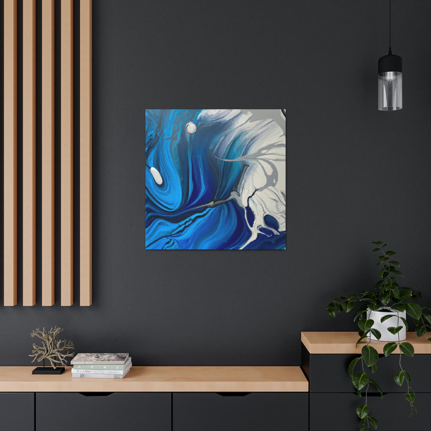Sea Swirl. - Canvas