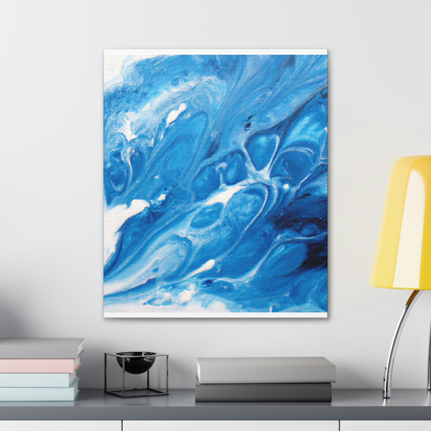 Blue Vapour. - Canvas
