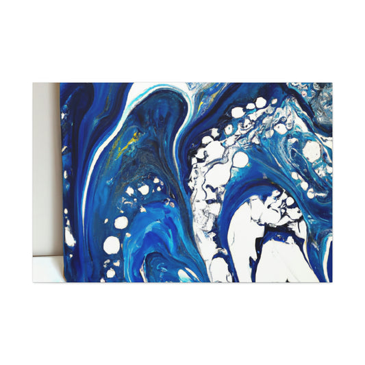 Aqua Drift - Canvas