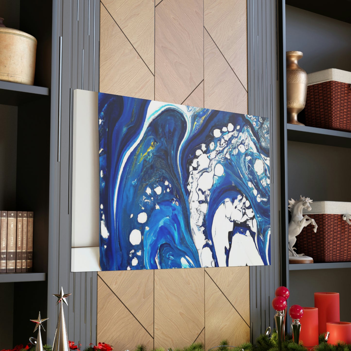 Aqua Drift - Canvas
