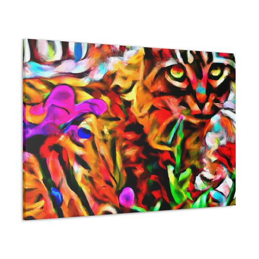 1. "Colored Flower Mix"
2. "Multi Flowered Cat"
3. "Digital Room Mix" - Canvas