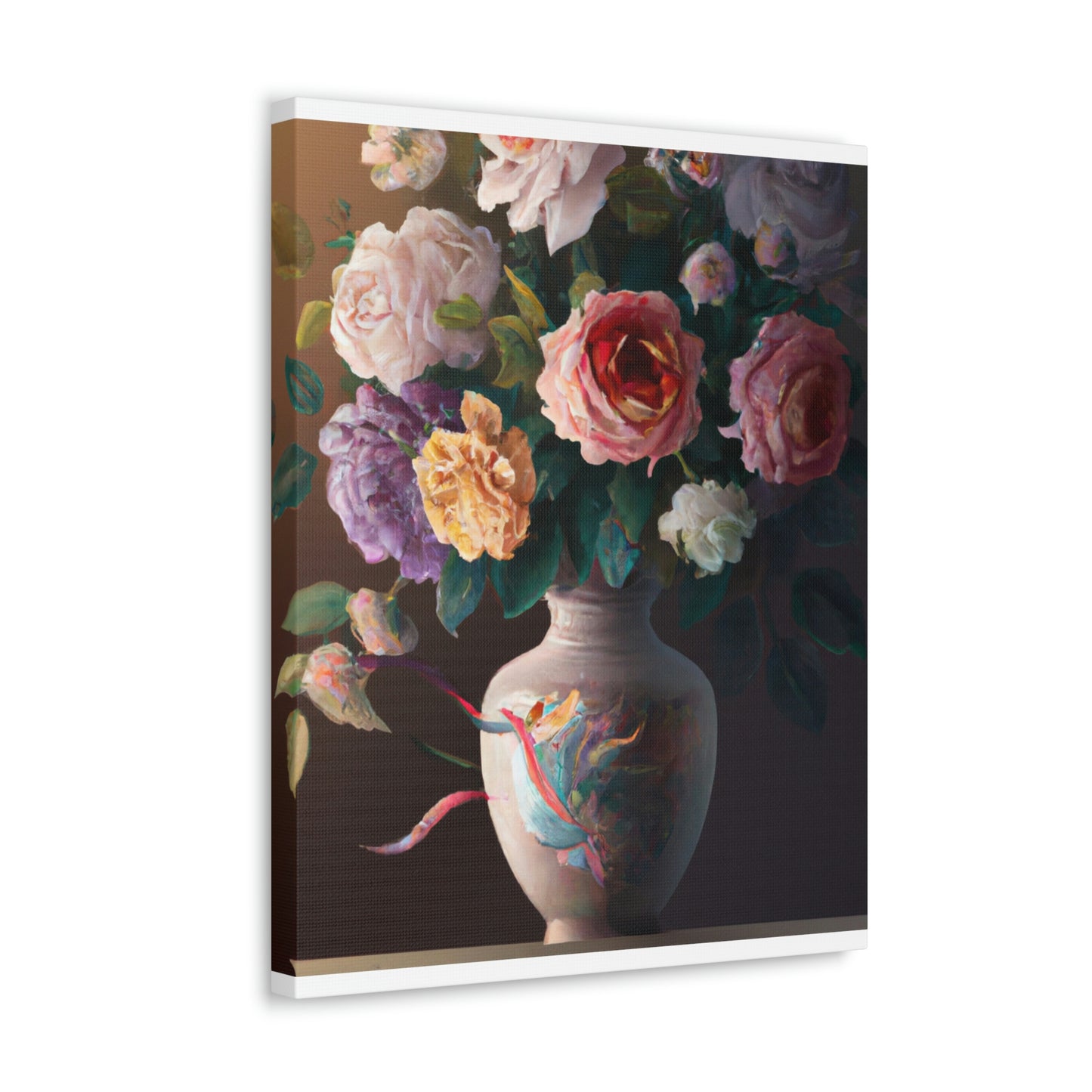Blooming Petal Splendor - Canvas