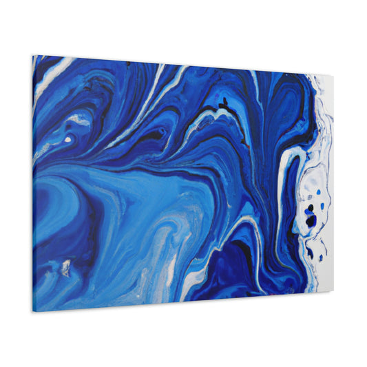 "Aqua Stream" - Canvas