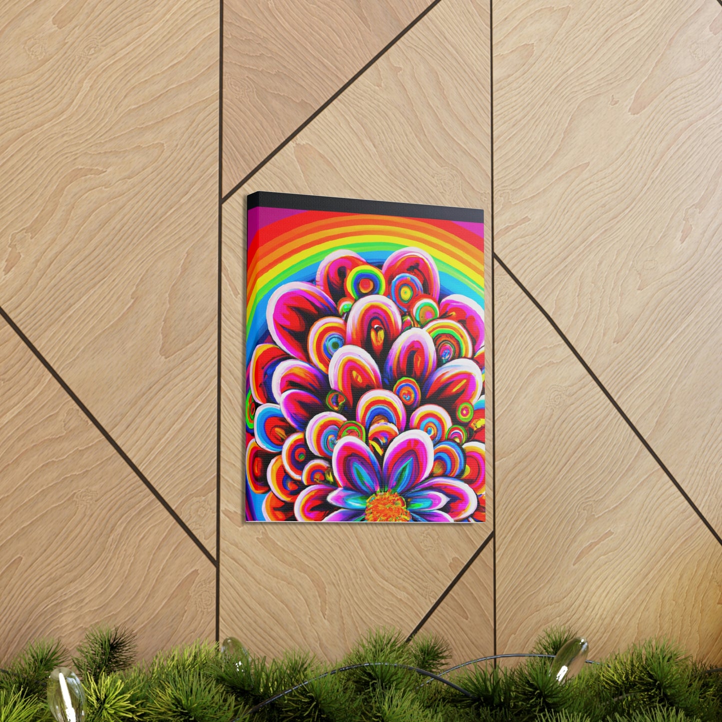 Vivacious Blooms. - Canvas