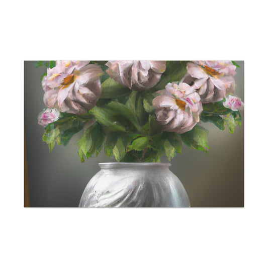 Vase Bouquet Bloom - Canvas