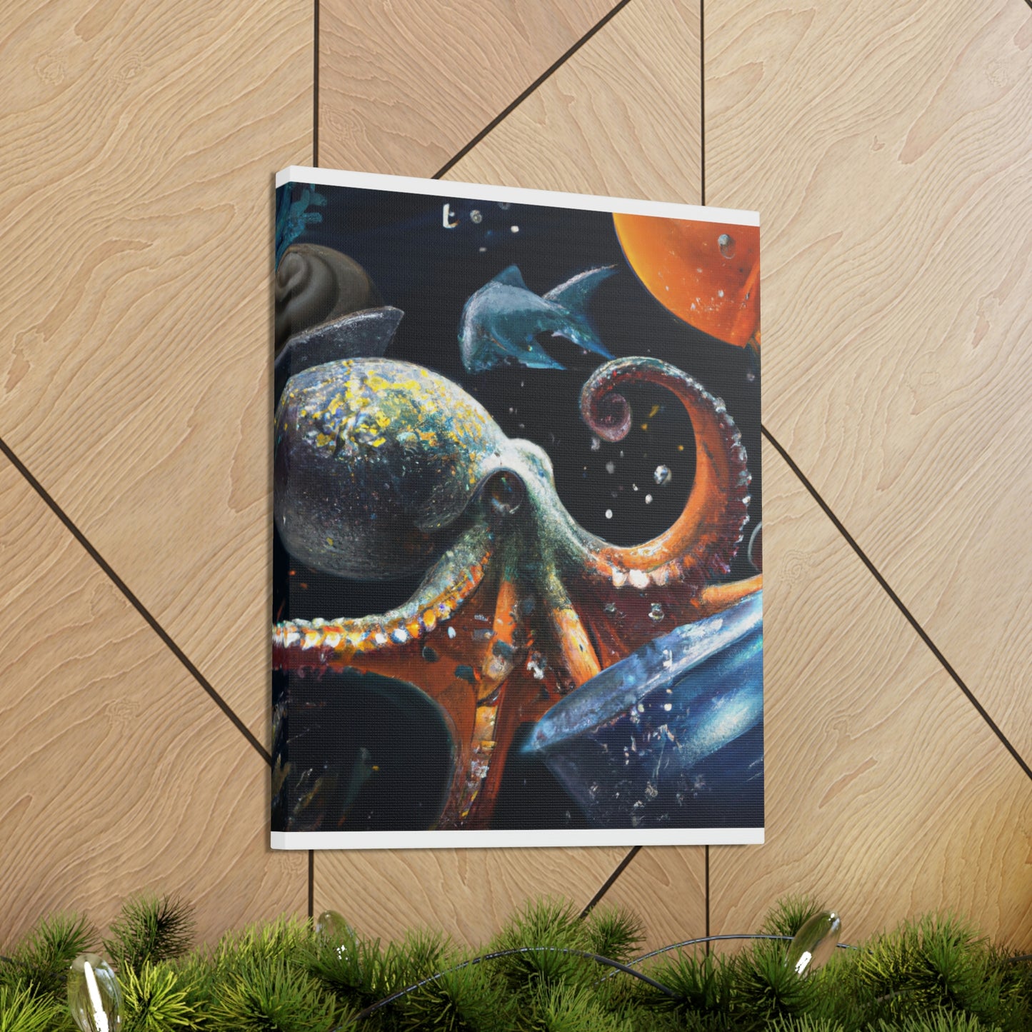 Oceanic Coral Scene - Canvas