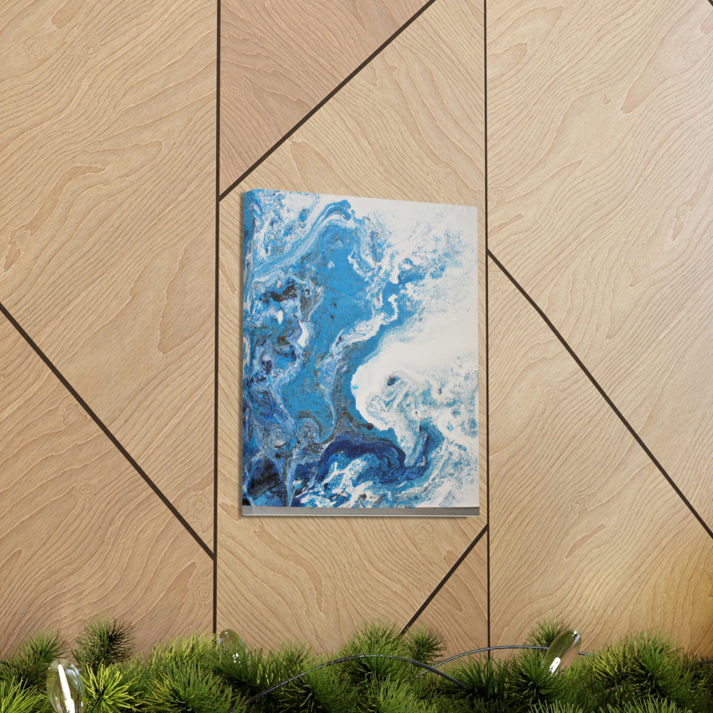 "Blue Spark" - Canvas