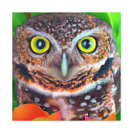 Owl Splendor. - Canvas