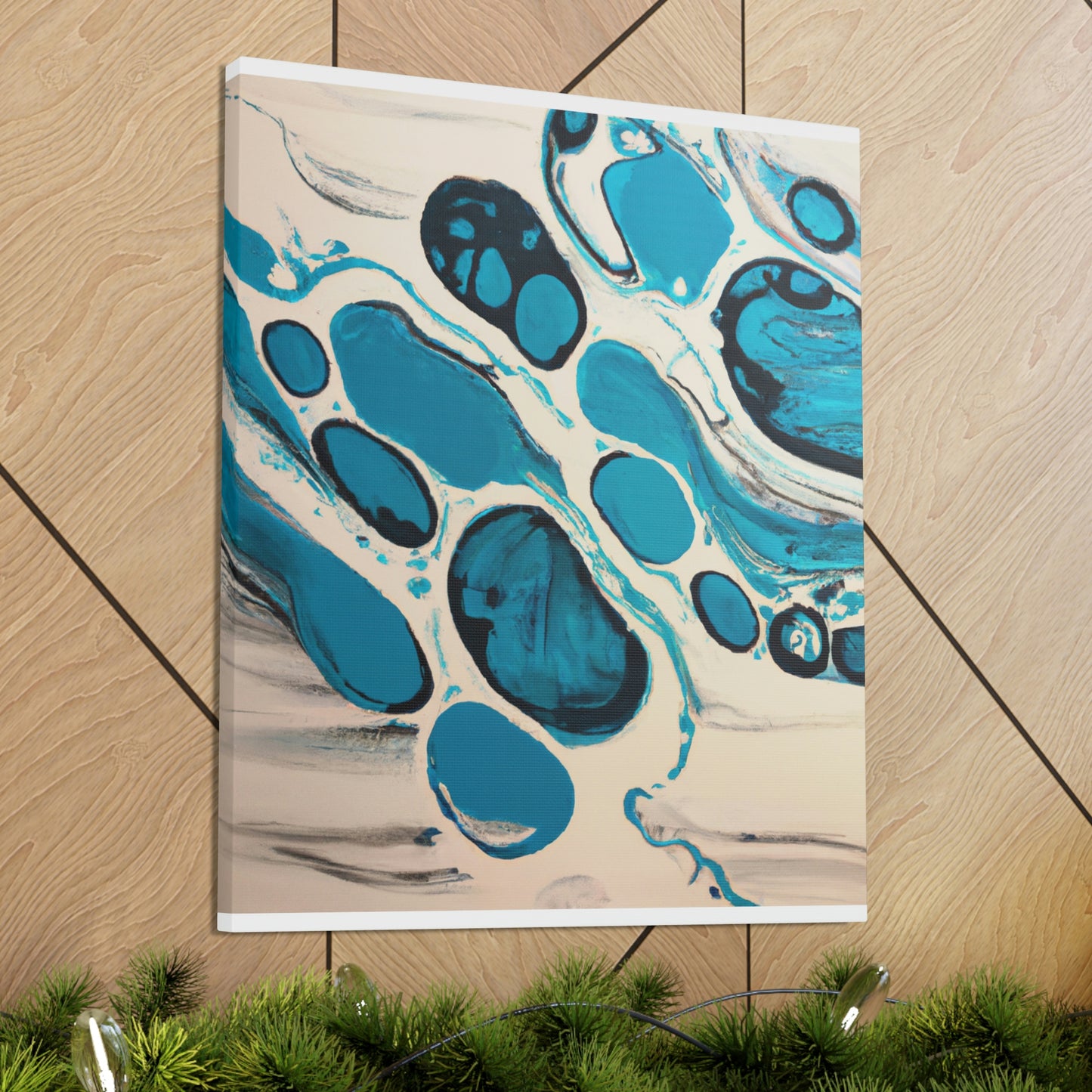 "Aqua Flow" - Canvas