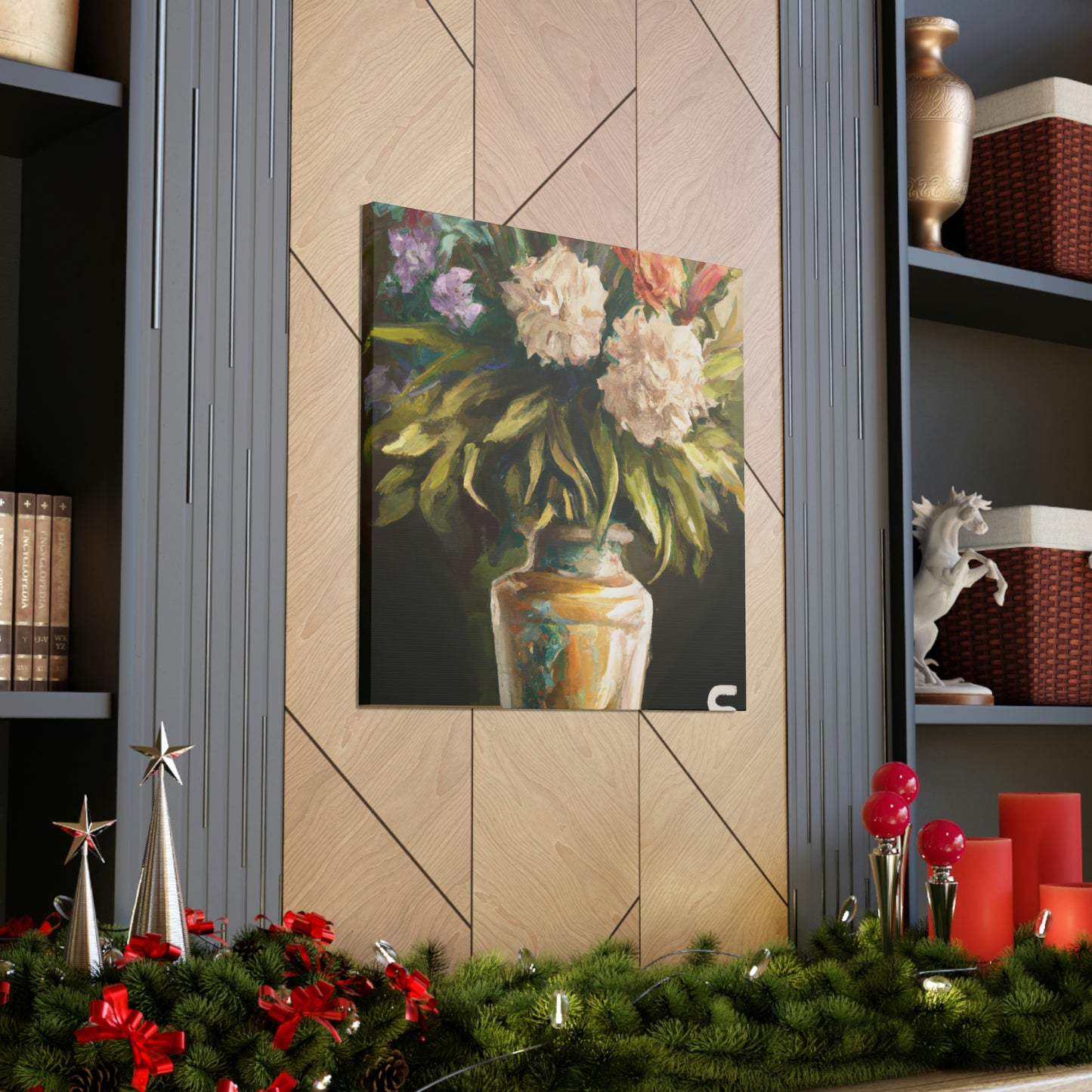 Elegant Flower Beauty. - Canvas
