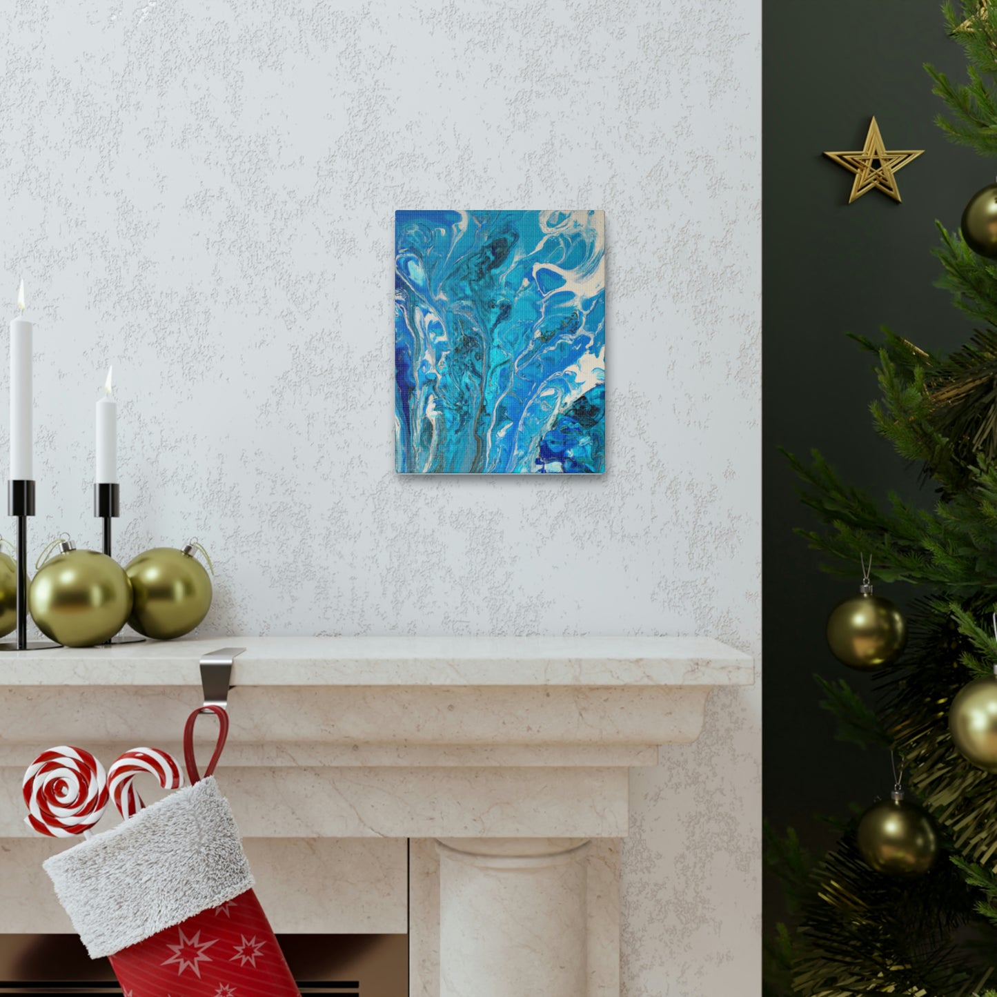 Blue Bliss. - Canvas