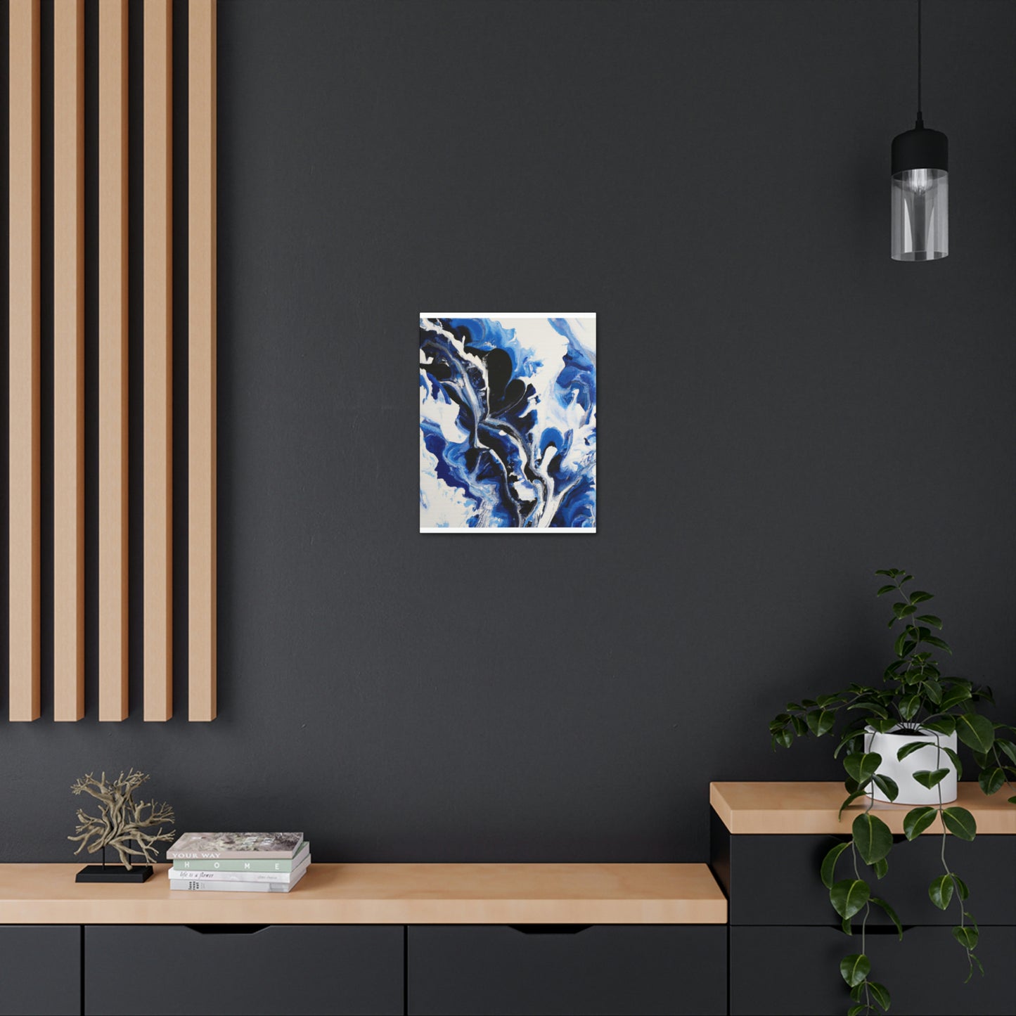 "Blue Bloom" - Canvas