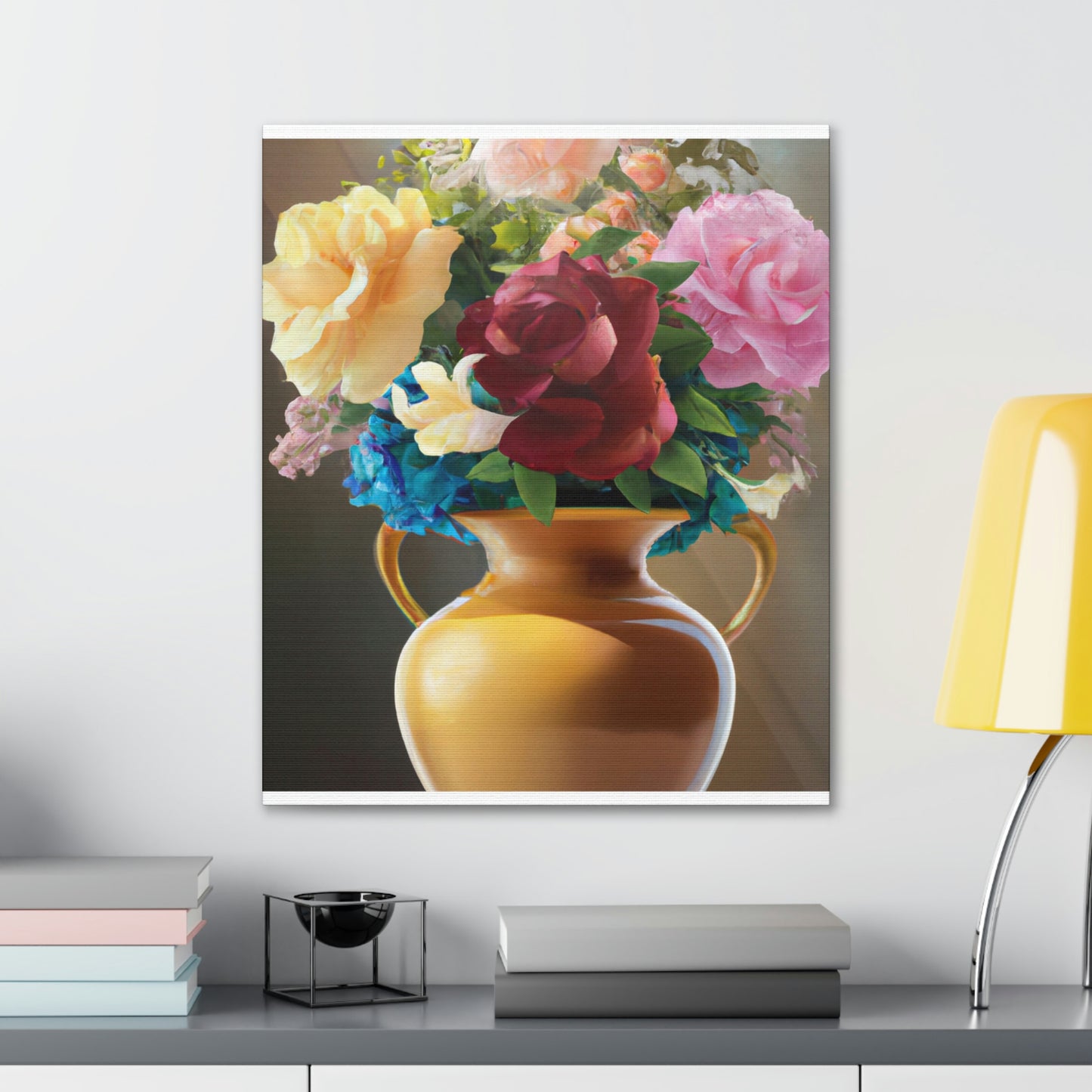 Vase Blossom Splendor - Canvas
