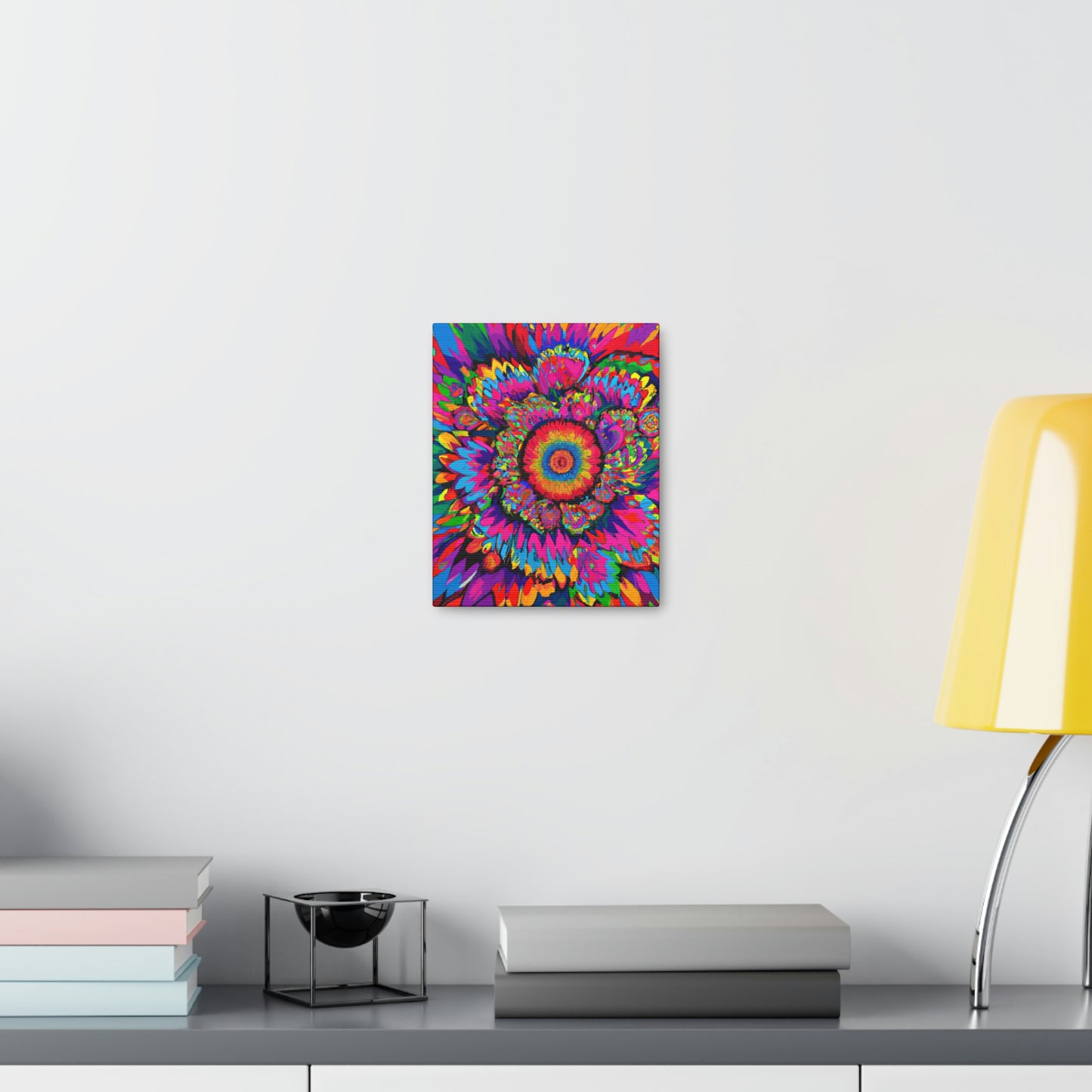 Vivid Floral Burst - Canvas
