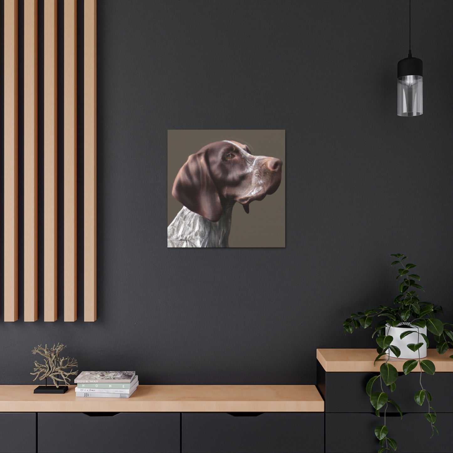 Pointer Perfection. - Canvas