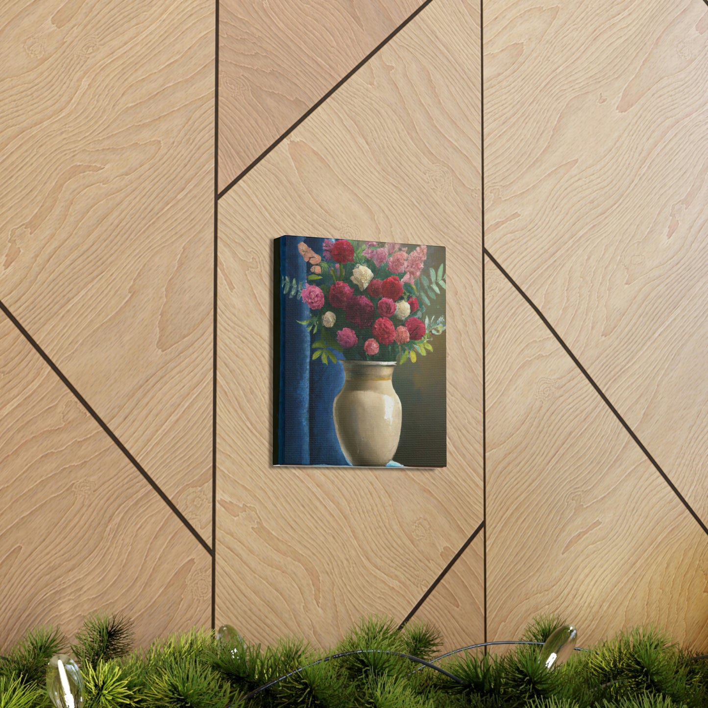 Floral Fantasia. - Canvas