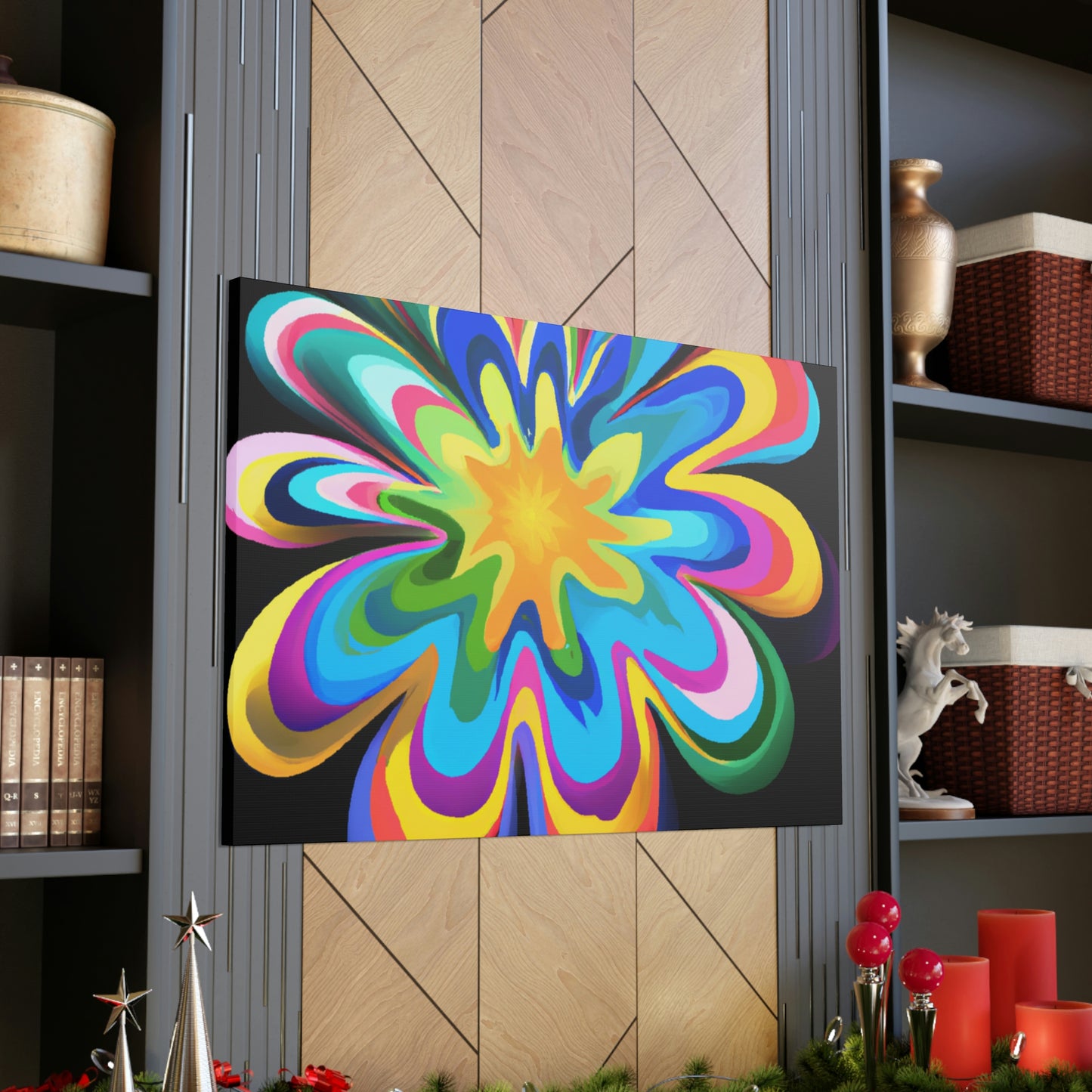 Vibrant Noir. - Canvas