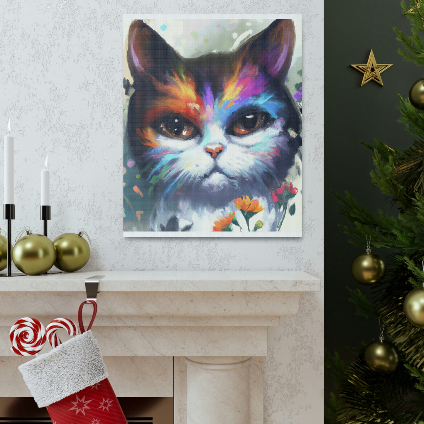 "Dream Cat." - Canvas