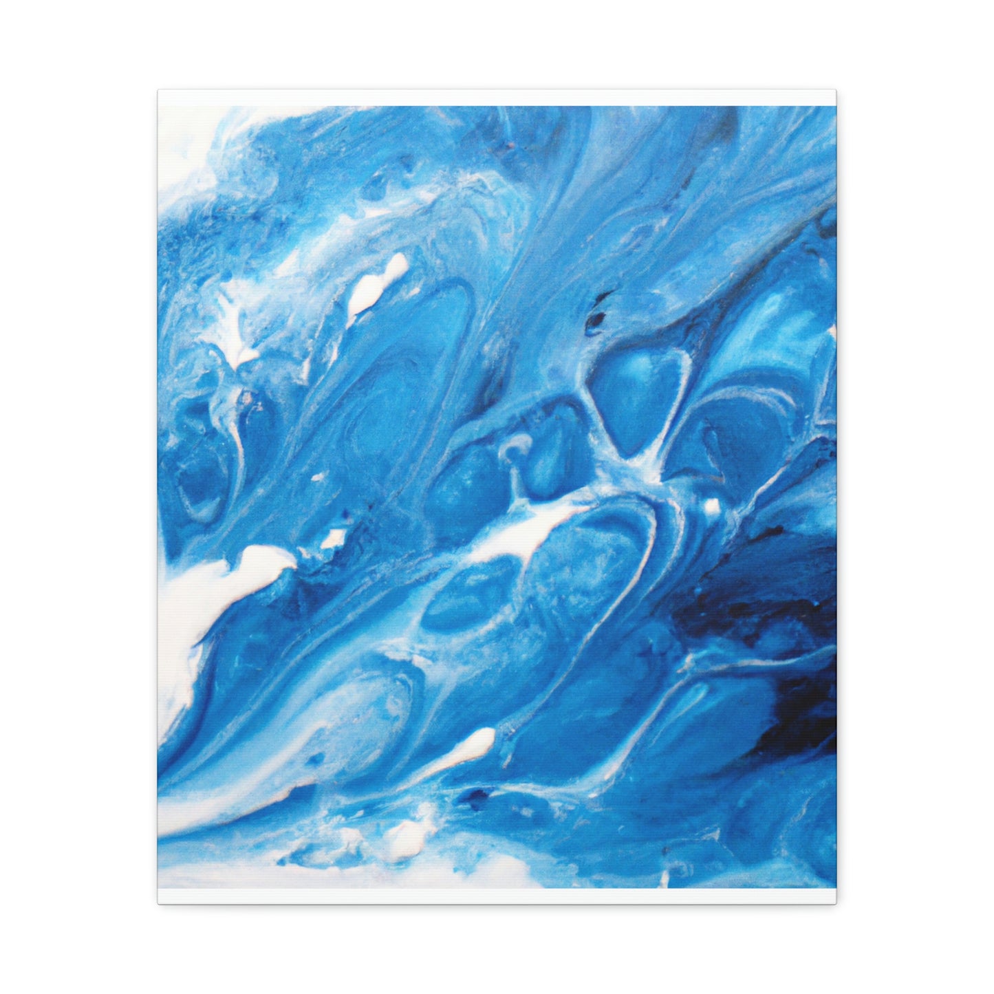 Blue Vapour. - Canvas