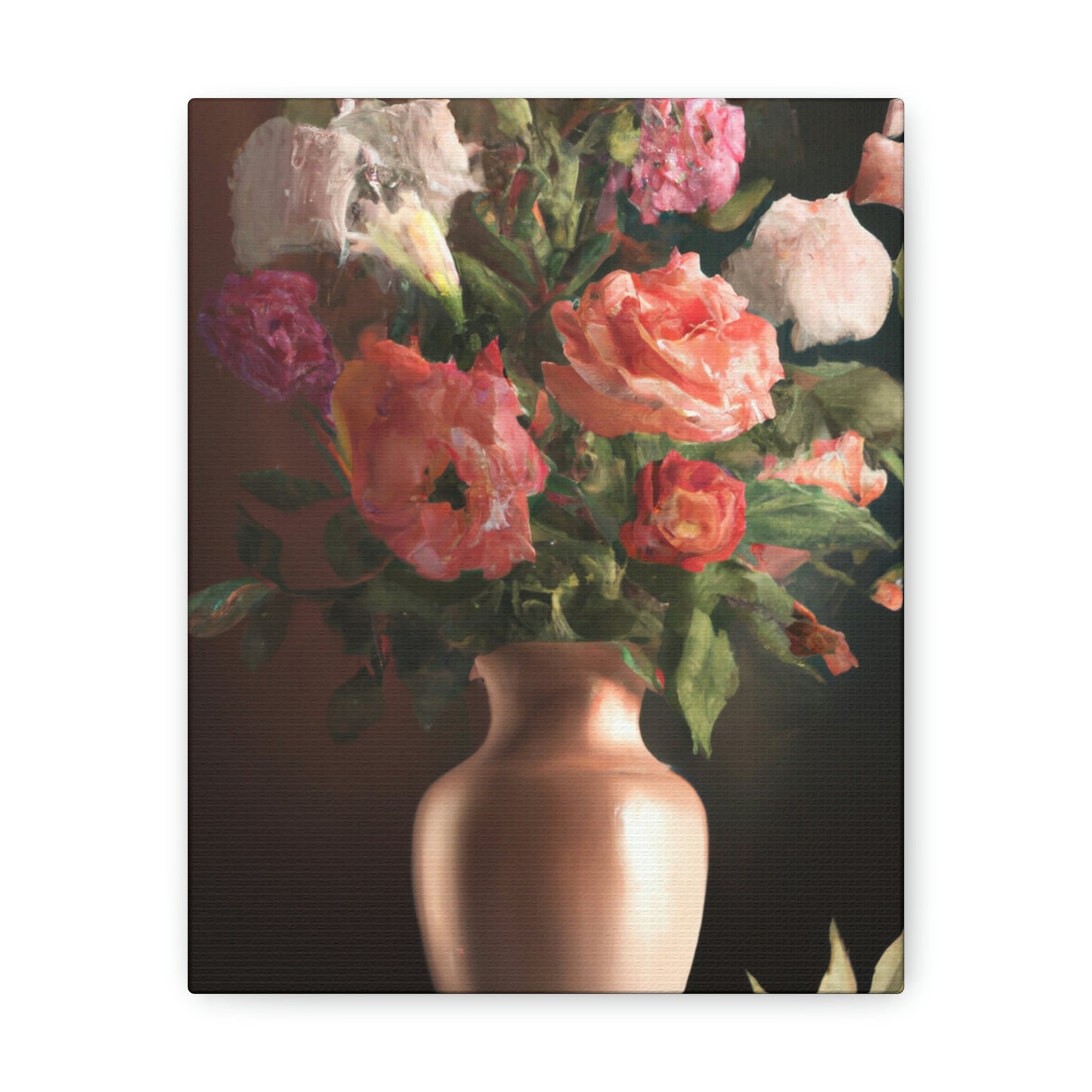 "Floral Finery Wonderland" - Canvas