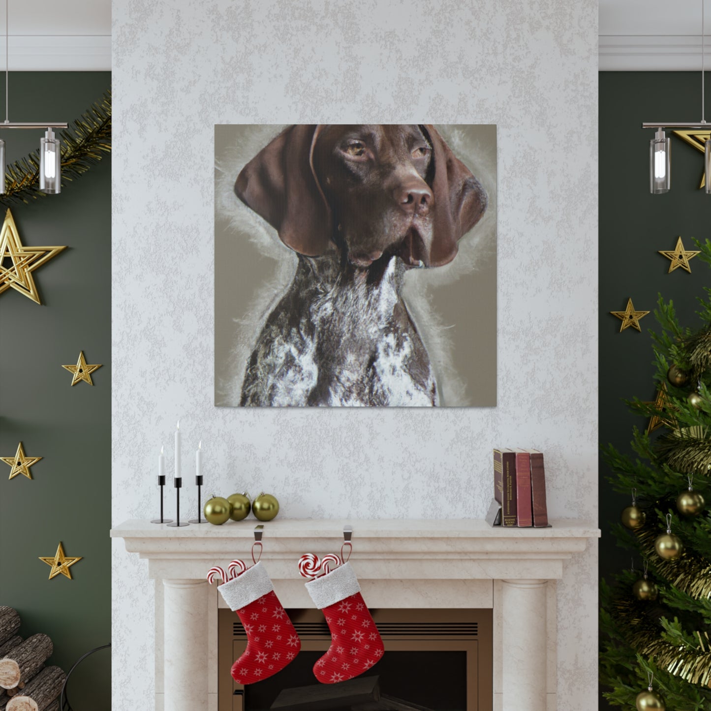 Pointer Posh. - Canvas
