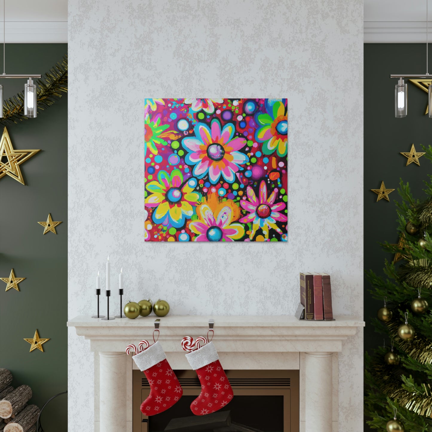 Vibrant Bloom. - Canvas