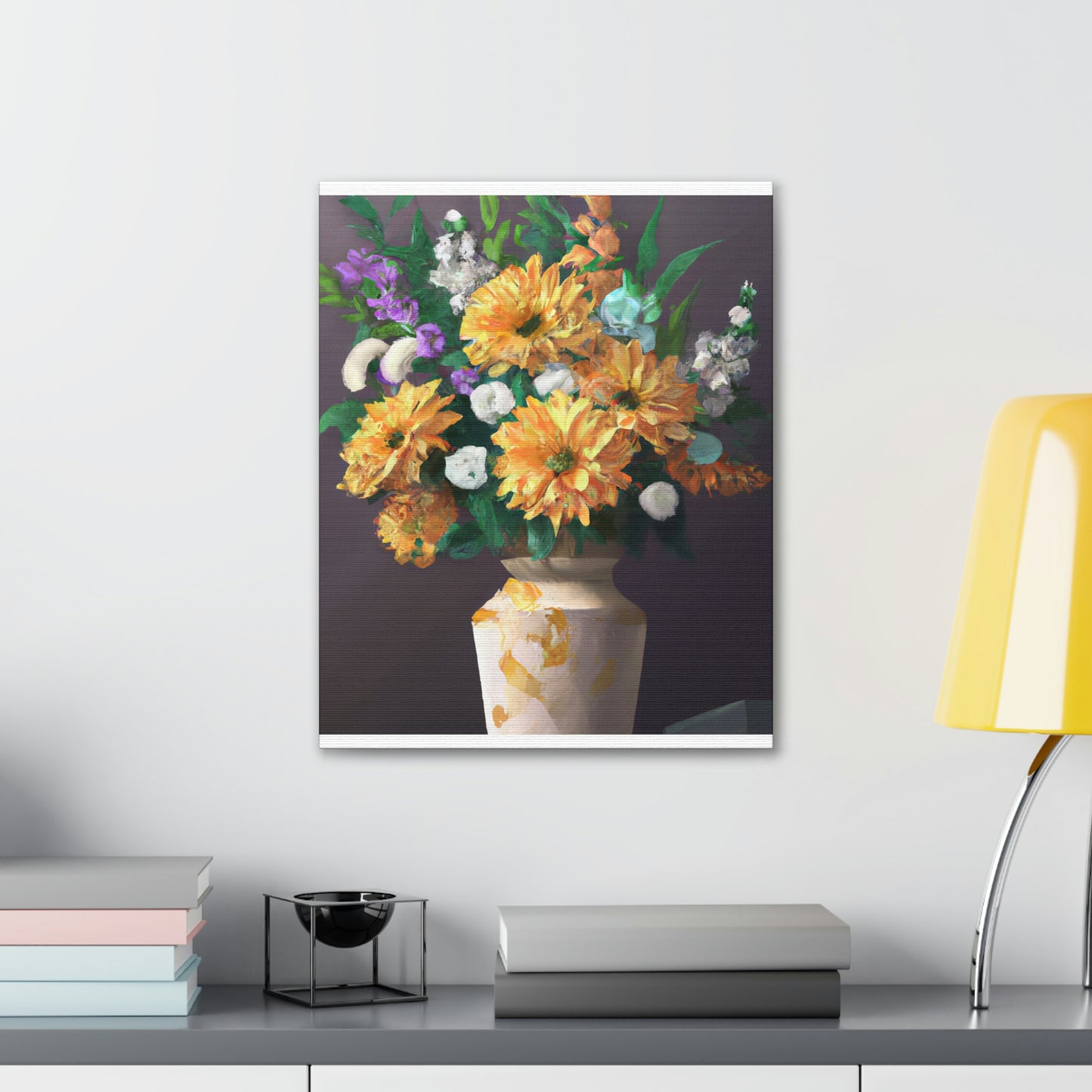 Vibrant Floral Dream - Canvas