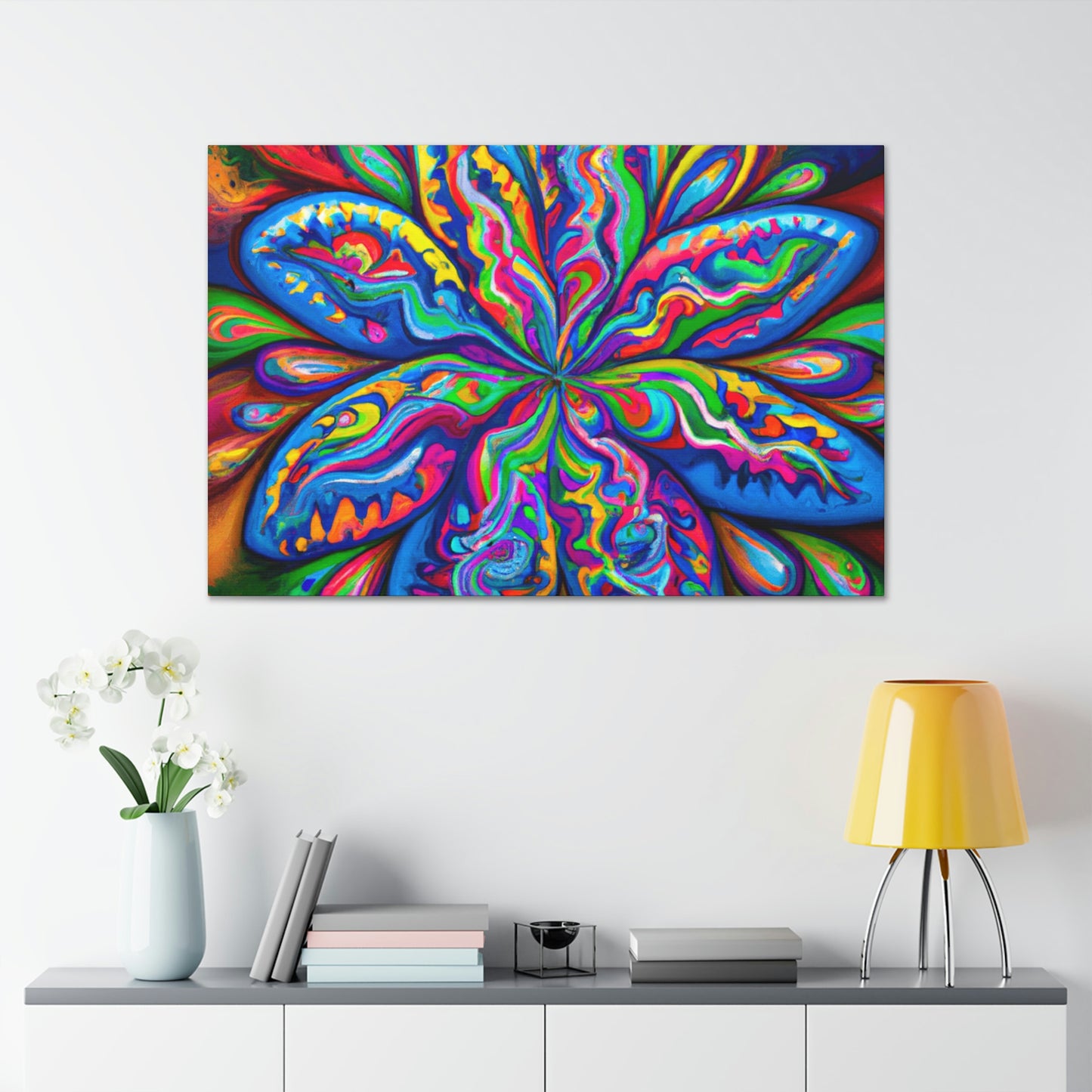 Psychedelic Bloom - Canvas