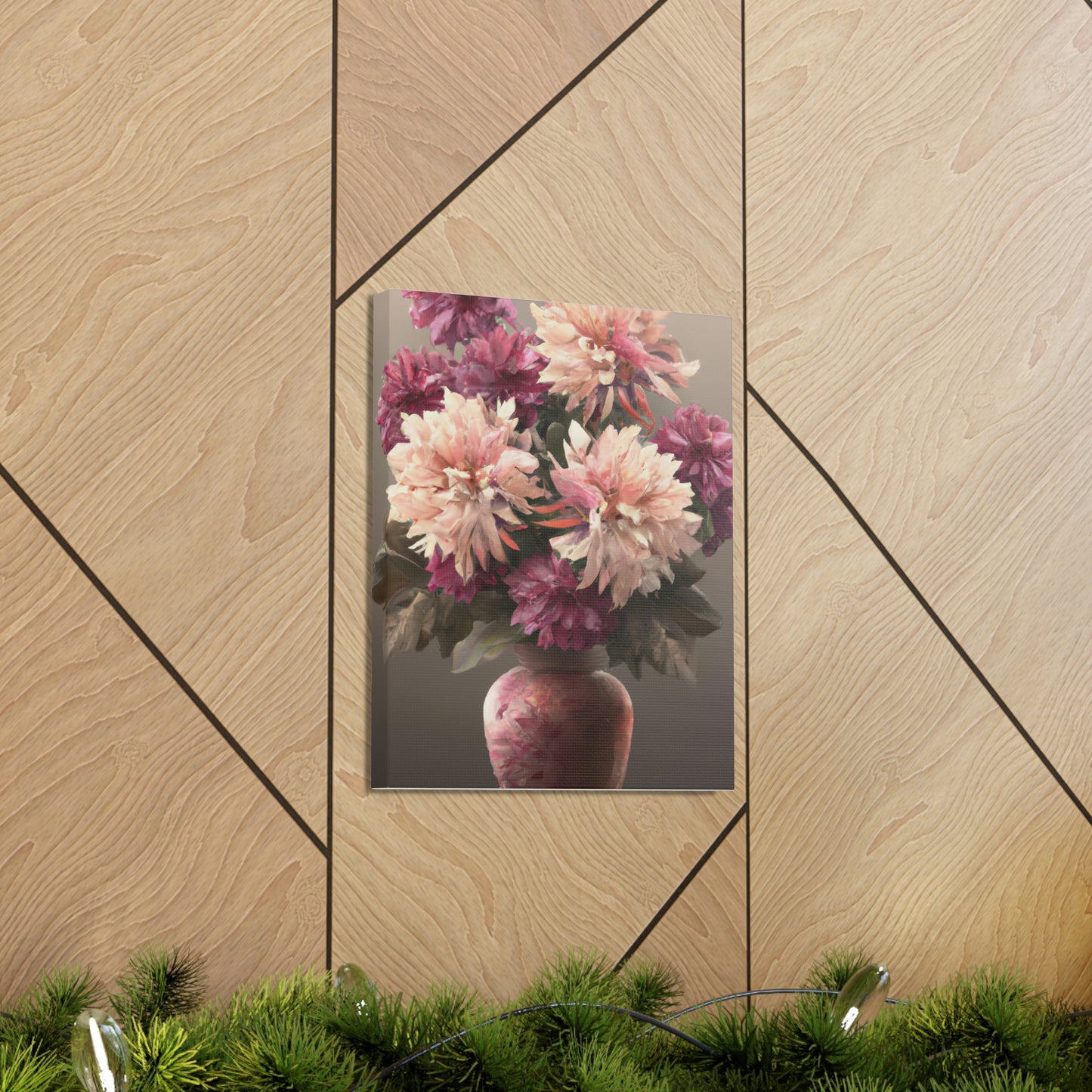 "Floral Finesse Art" - Canvas