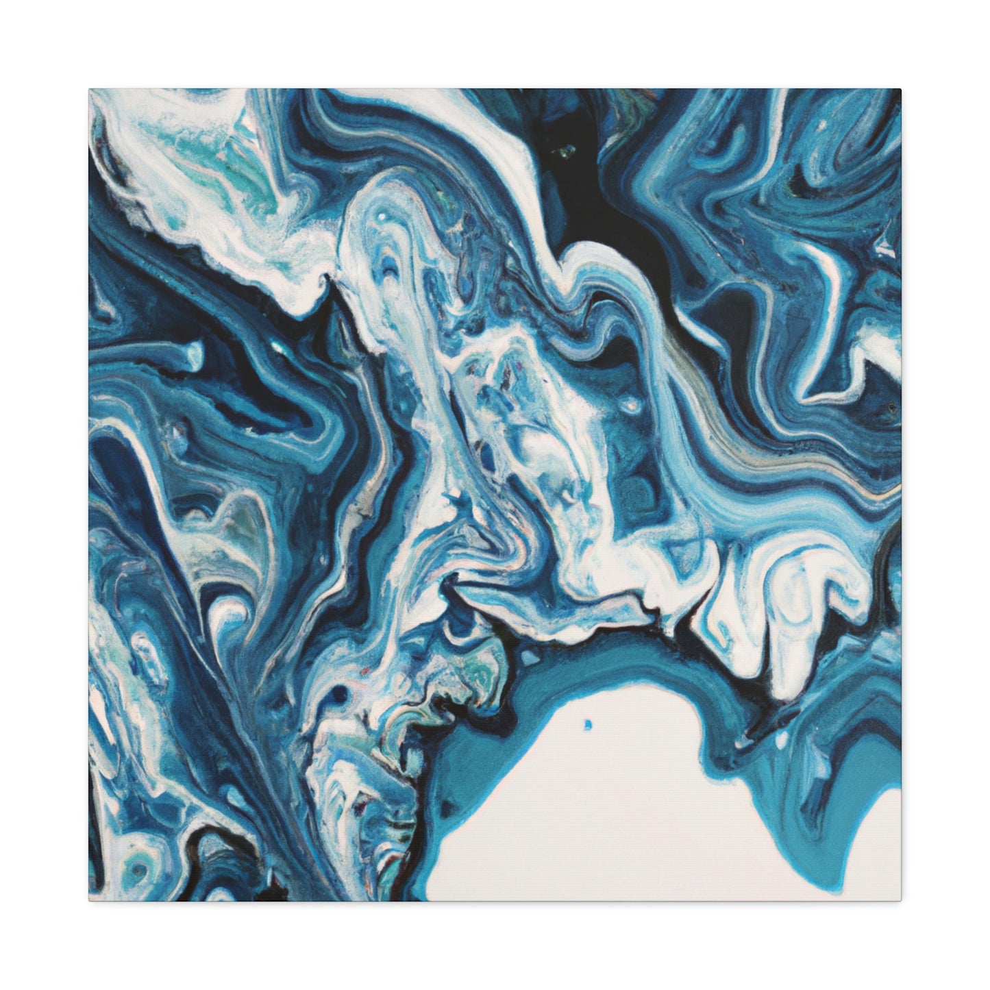 "Blue Harmony". - Canvas