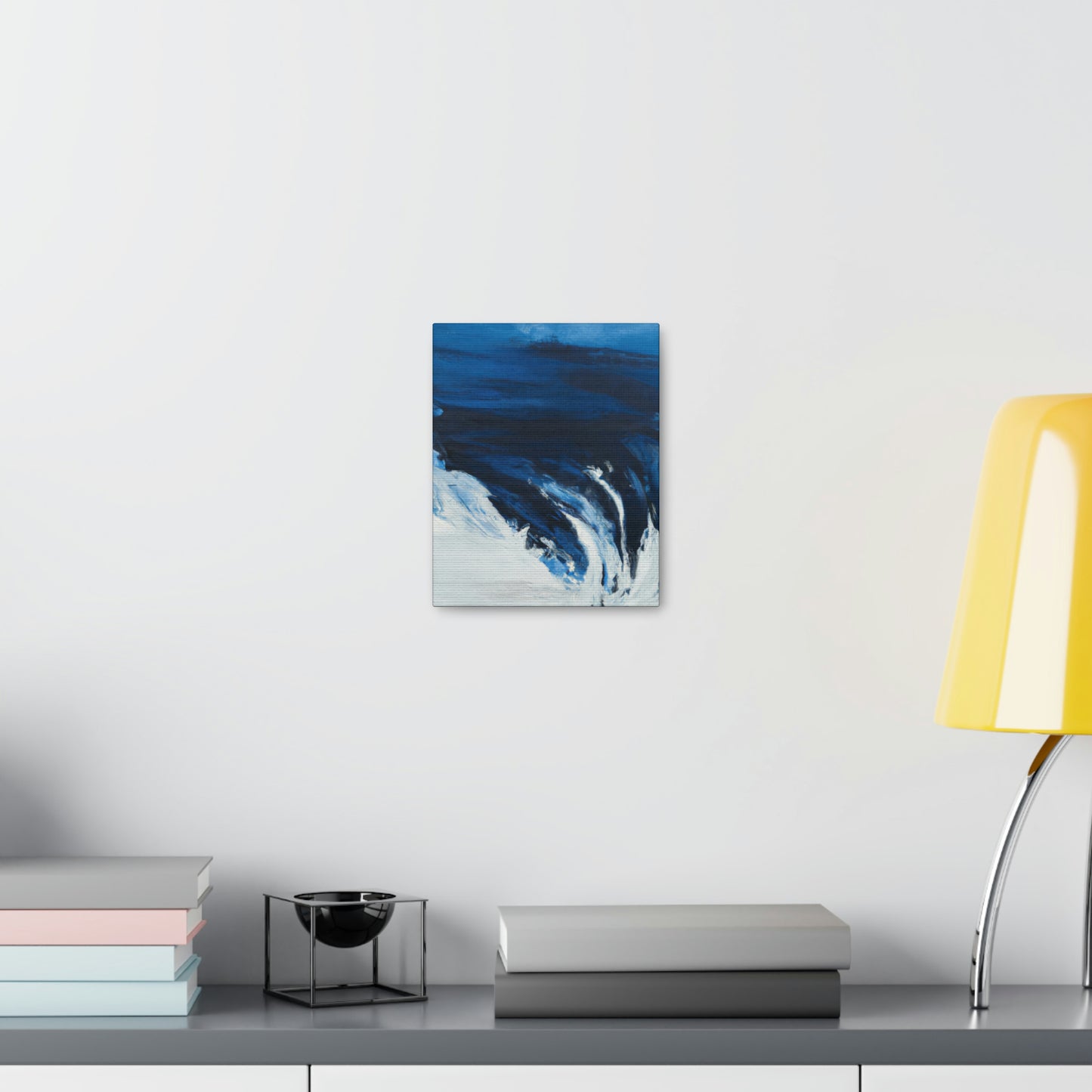 Blue Intricate Flux. - Canvas