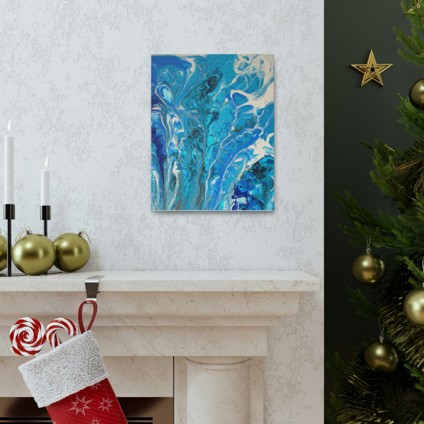Blue Bliss. - Canvas