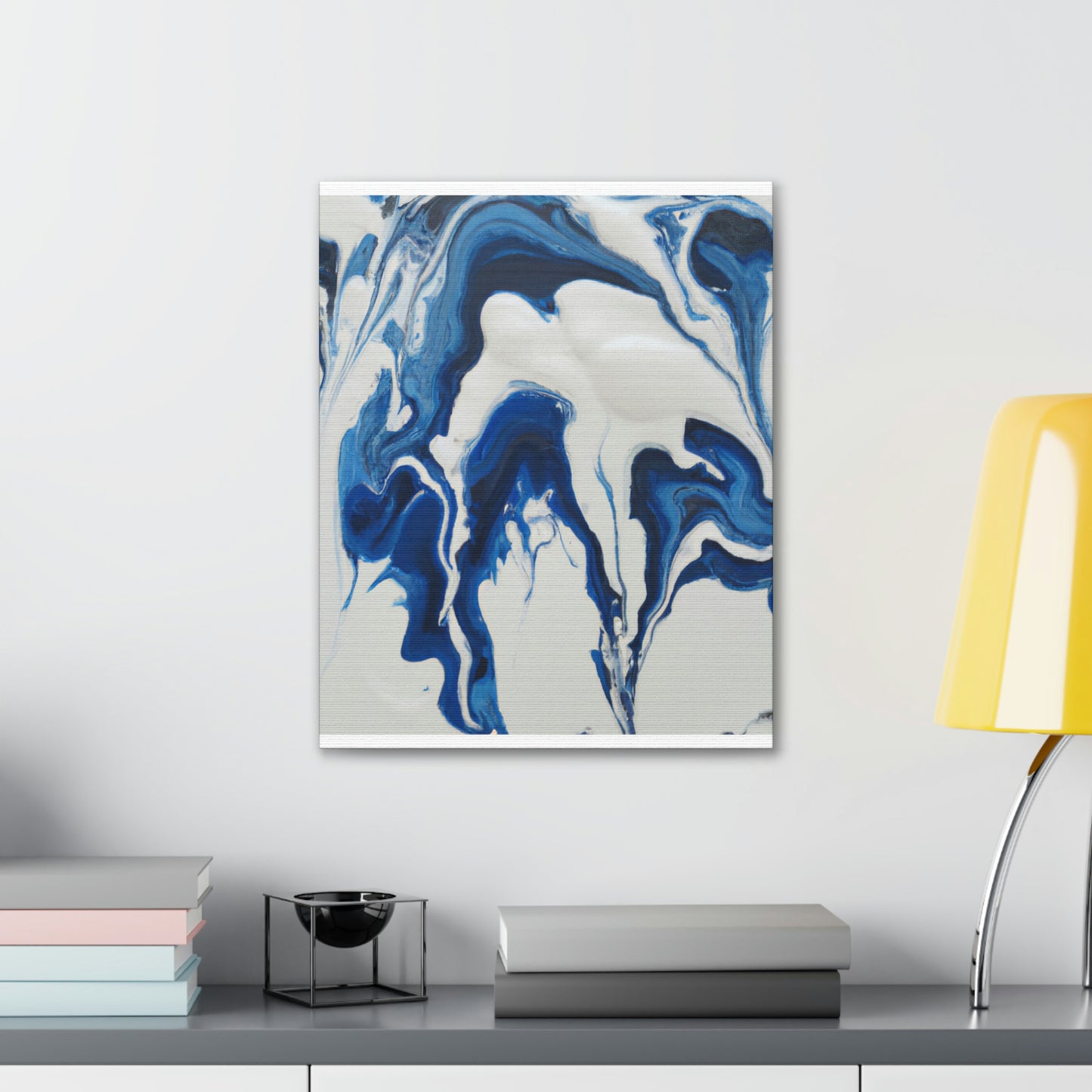 Blue Flux. - Canvas
