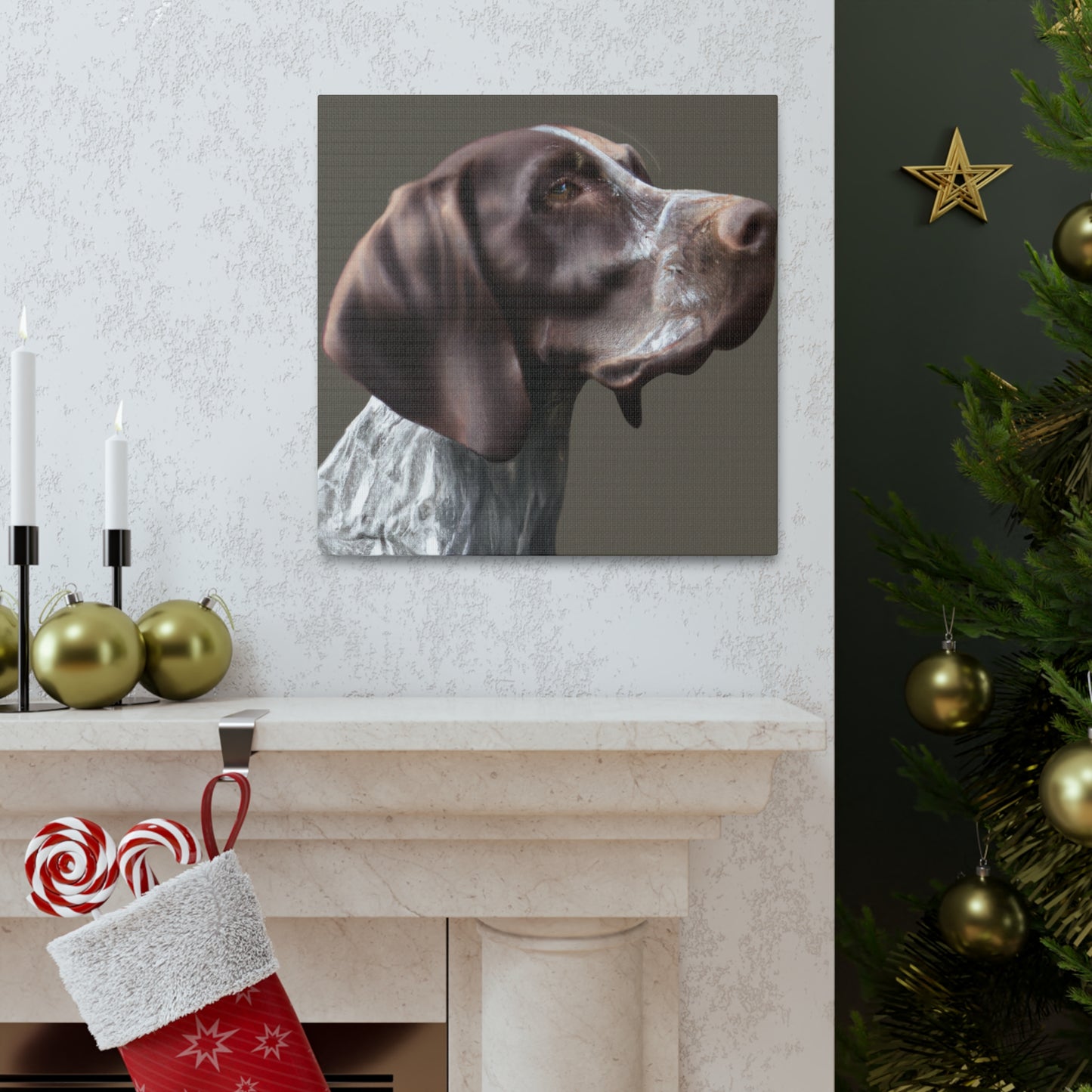 Pointer Perfection. - Canvas