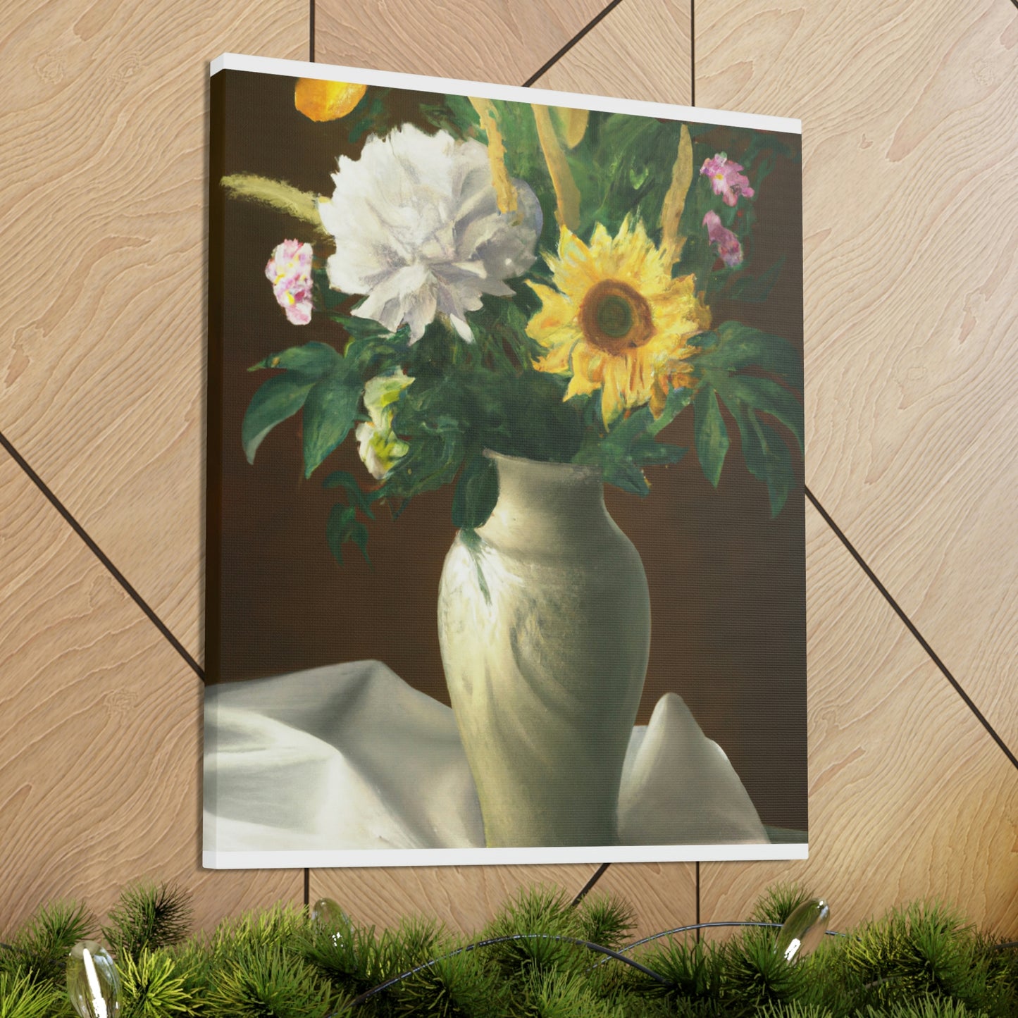 Floral Essence Glow. - Canvas