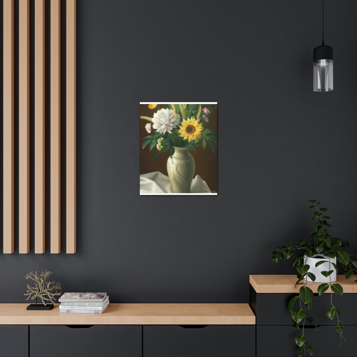 Floral Essence Glow. - Canvas