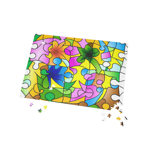 Psychedelic Petalscape.- Puzzle