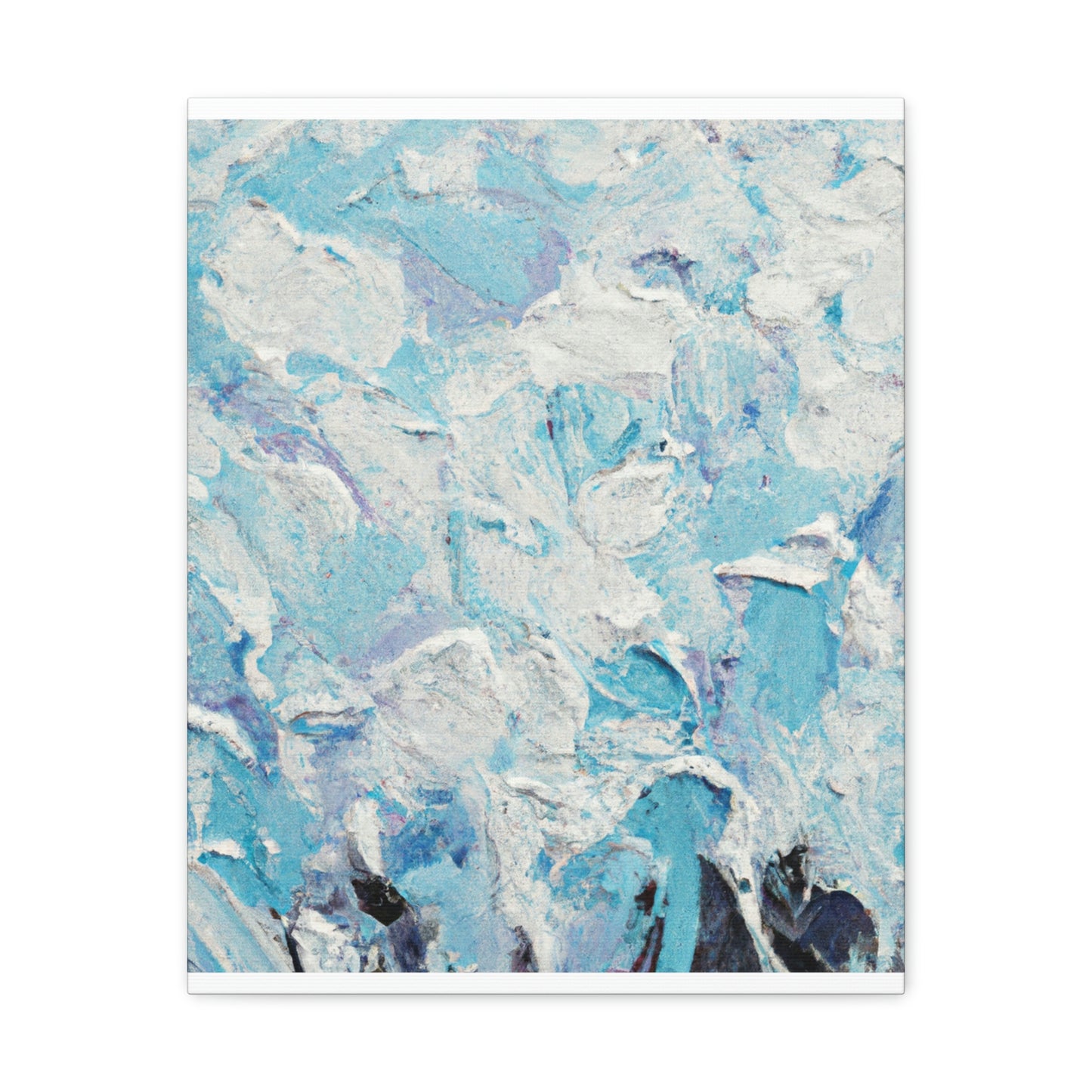 "Aqua Lace" - Canvas