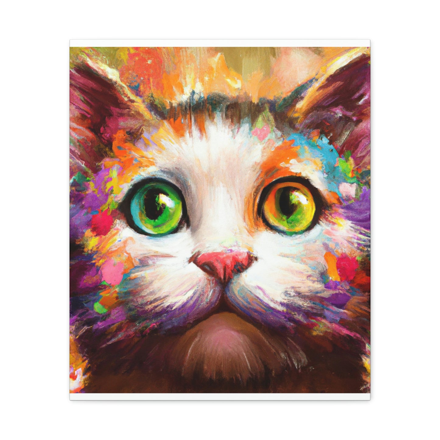 Feline Floral - Canvas