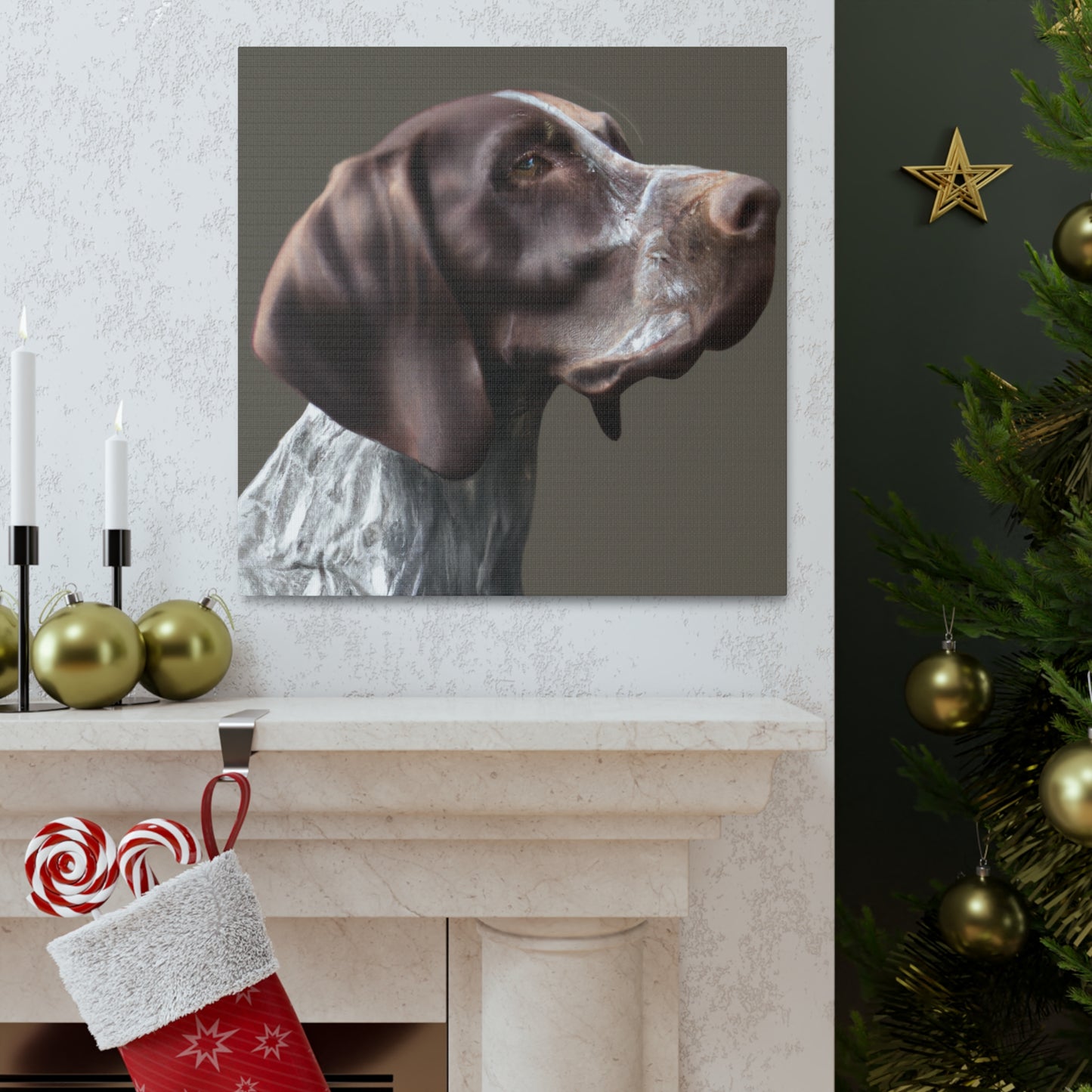 Pointer Perfection. - Canvas