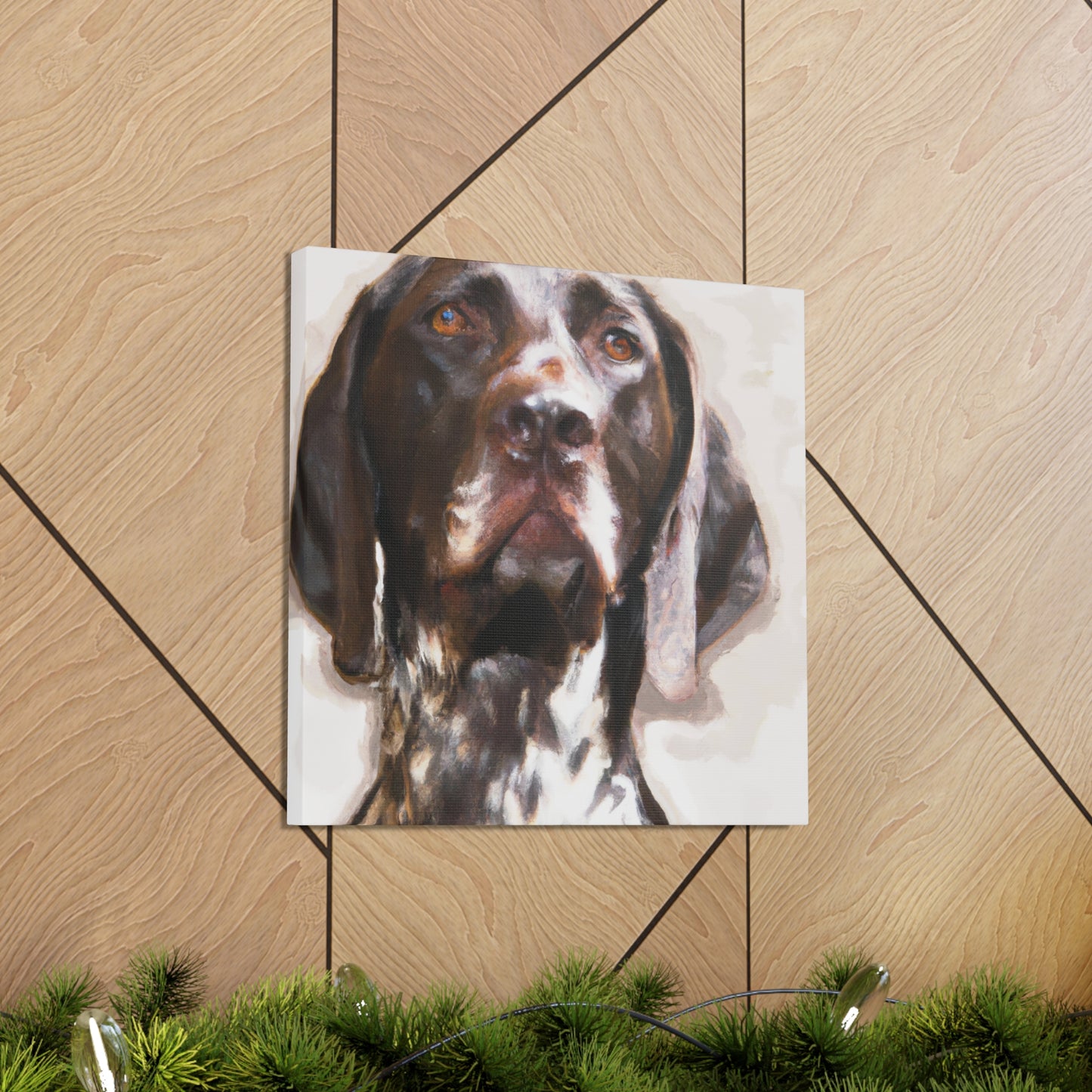 "Pointer Perfection" - Canvas