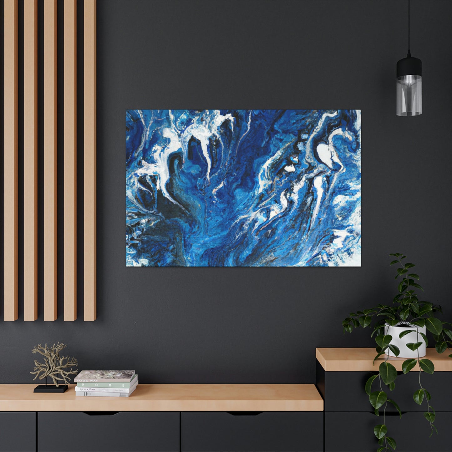 Aqua Tide. - Canvas