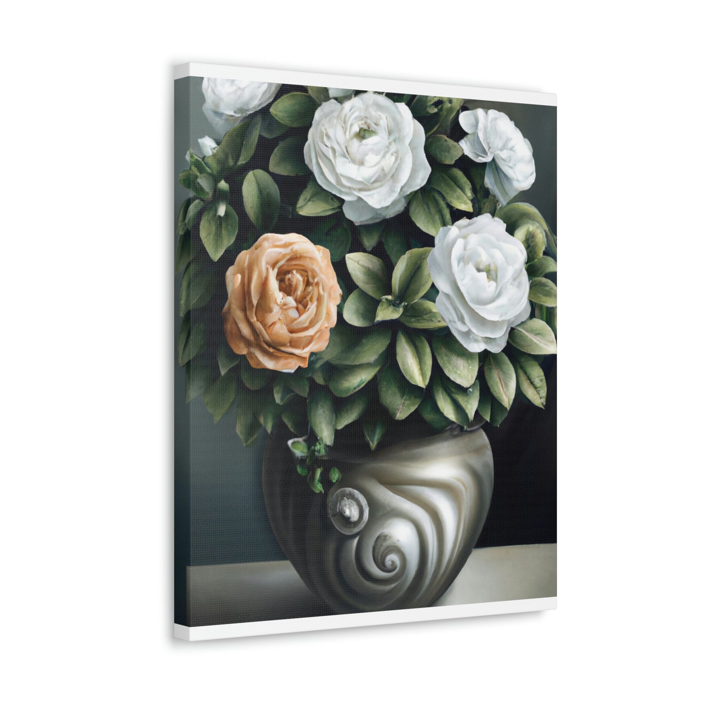 Glowing Floral Splendor. - Canvas