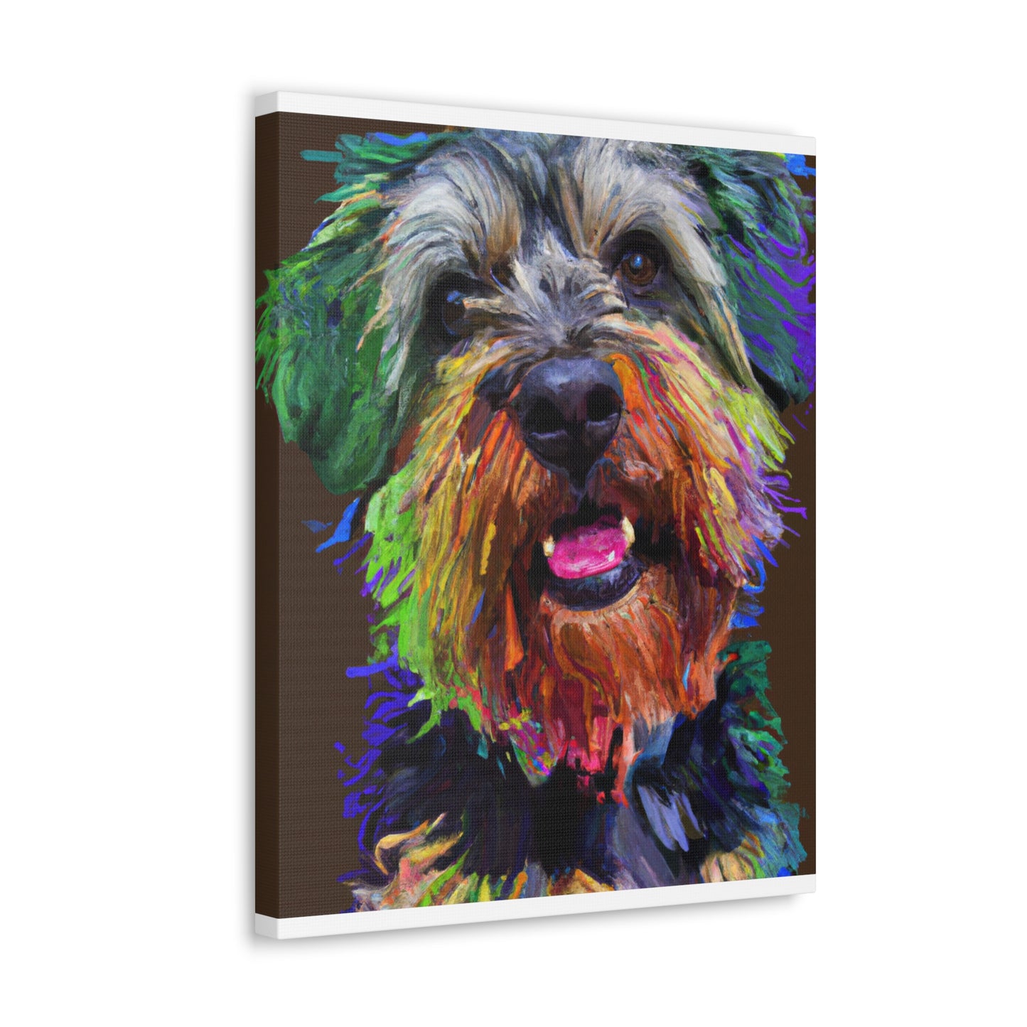 Canine Colorful. - Canvas